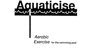 AQUATICISE AEROBIC EXERCISE FOR THE SWIMMING POOL logo