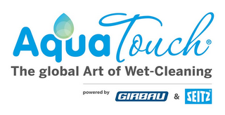 AQUATOUCH THE GLOBAL ART OF WET-CLEANING POWERED BY GIRBAU & SEITZ logo