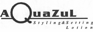 AQUAZUL STYLING & SETTING LOTION logo