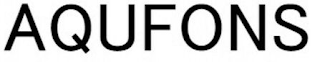 AQUFONS logo