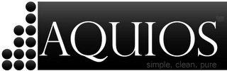 AQUIOS SIMPLE, CLEAN, PURE logo
