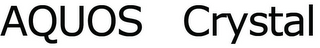AQUOS   CRYSTAL logo