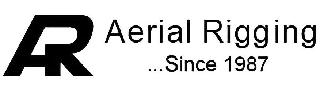 AR AERIAL RIGGING...SINCE 1987 logo