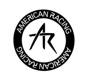 AR AMERICAN RACING logo