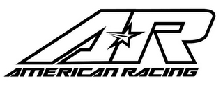 AR AMERICAN RACING logo