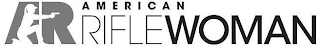 AR AMERICAN RIFLEWOMAN logo