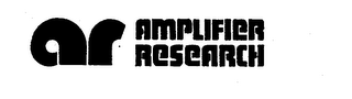 AR AMPLIFIER RESEARCH logo