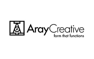 AR ARAYCREATIVE FORM THAT FUNCTIONS logo