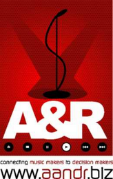 A&R CONNECTING MUSIC MAKERS TO DECISION MAKERS WWW.AANDR.BIZ logo