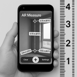 AR MEASURE 2.72 M (8'11") 2.72 M (8'11") 1.04 M (3'5") 2.52 M (8'3") 4321 CLEAR SETTINGS logo