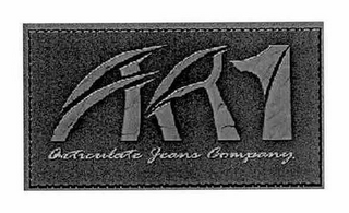 AR1 ARTICULATE JEANS COMPANY logo