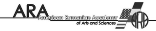 ARA AMERICAN ROMANIAN ACADEMY OF ARTS AND SCIENCES ARA logo