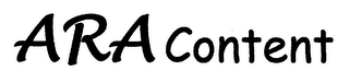 ARA CONTENT logo