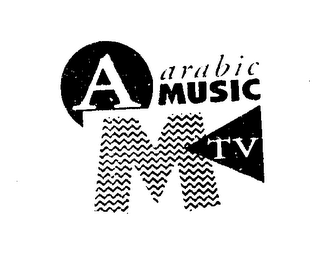 ARABIC MUSIC TV, A M T V logo