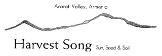 ARARAT VALLEY, ARMENIA HARVEST SONG SUN, SEED & SOIL logo