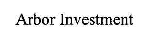 ARBOR INVESTMENT logo