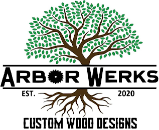 ARBOR WERKS EST. 2020 CUSTOM WOOD DESIGNS logo