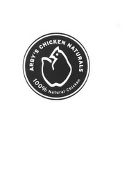 ARBY'S CHICKEN NATURALS 100% NATURAL CHICKEN logo