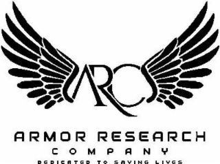 ARC ARMOR RESEARCH COMPANY DEDICATED TO SAVING LIVES logo