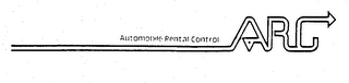 ARC AUTOMOBILE RENTAL CONTROL logo