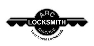 ARC LOCKSMITH SERVICE YOUR LOCAL LOCKSMITH logo