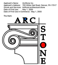 ARC STONE logo