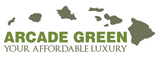 ARCADE GREEN YOUR AFFORDABLE LUXURY logo