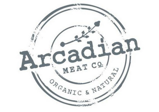 ARCADIAN MEAT CO. ORGANIC & NATURAL logo