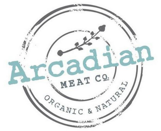 ARCADIAN MEAT CO. ORGANIC & NATURAL logo