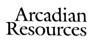 ARCADIAN RESOURCES logo
