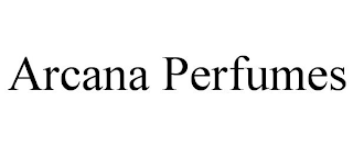 ARCANA PERFUMES logo