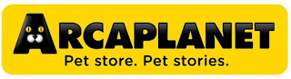 ARCAPLANET PET STORE. PET STORIES. logo