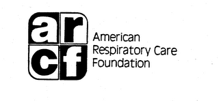 ARCF AMERICAN RESPIRATORY CARE FOUNDATION logo