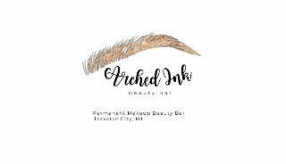 ARCHED INK BEAUTY BAR PERMANENT MAKEUP BEAUTY BAR TRAVERSE CITY, MI logo