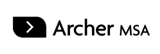 ARCHER MSA logo