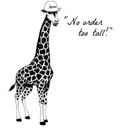 ARCHER "NO ORDER TOO TALL!" logo