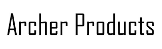 ARCHER PRODUCTS logo