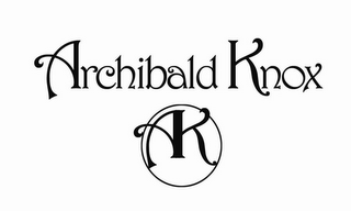 ARCHIBALD KNOX AK logo