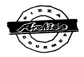 ARCHIE'S PIZZA GOURMET logo