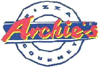 ARCHIE'S PIZZA GOURMET logo