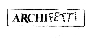 ARCHIFETTI logo