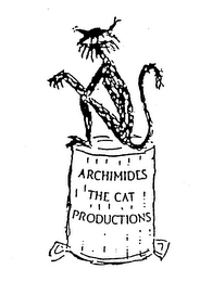 ARCHIMIDES THE CAT PRODUCTIONS logo