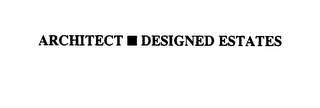 ARCHITECT DESIGNED ESTATES logo