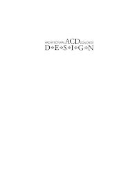 ARCHITECTURAL ACD CONCRETE DESIGN logo