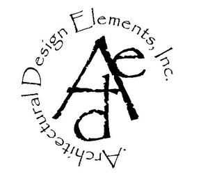 .ARCHITECTURAL DESIGN ELEMENTS, INC. ADE logo