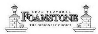 ARCHITECTURAL FOAMSTONE THE DESIGNERS' CHOICE logo
