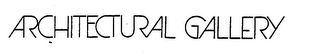 ARCHITECTURAL GALLERY logo