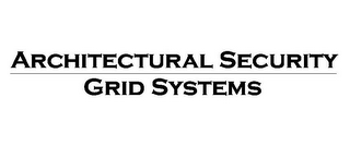 ARCHITECTURAL SECURITY GRID SYSTEMS logo