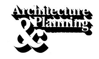 ARCHITECTURE & PLANNING logo