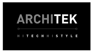 ARCHITEK HI TECH HI STYLE logo
